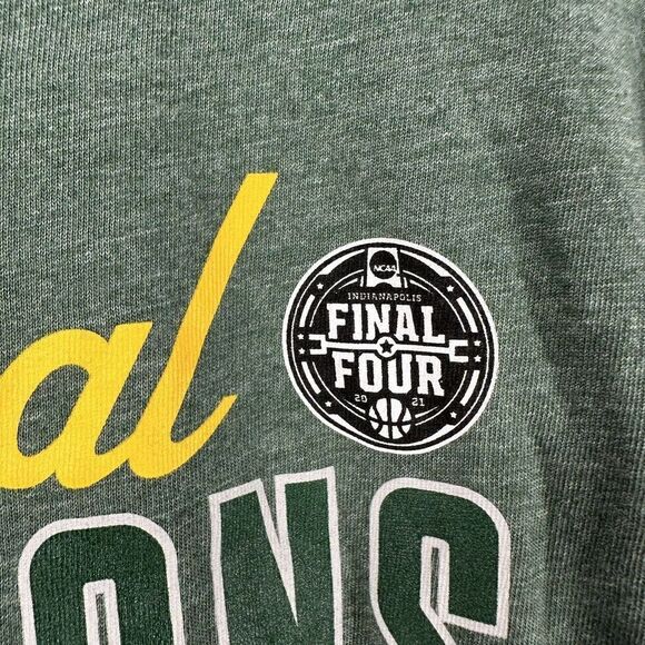 Baylor University Top National Champions 3/4 Sleeve V Neck Size Small Basketball - Picture 6 of 8